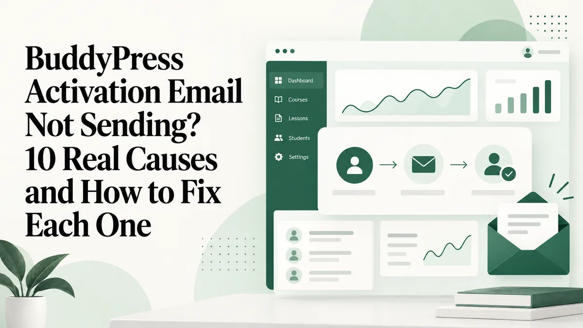 buddypress activation email not sending illustration