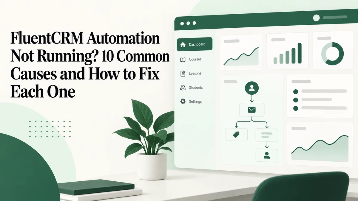 fluentcrm automation not running illustration