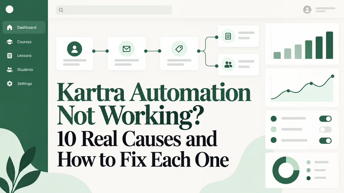 kartra automation not working illustration