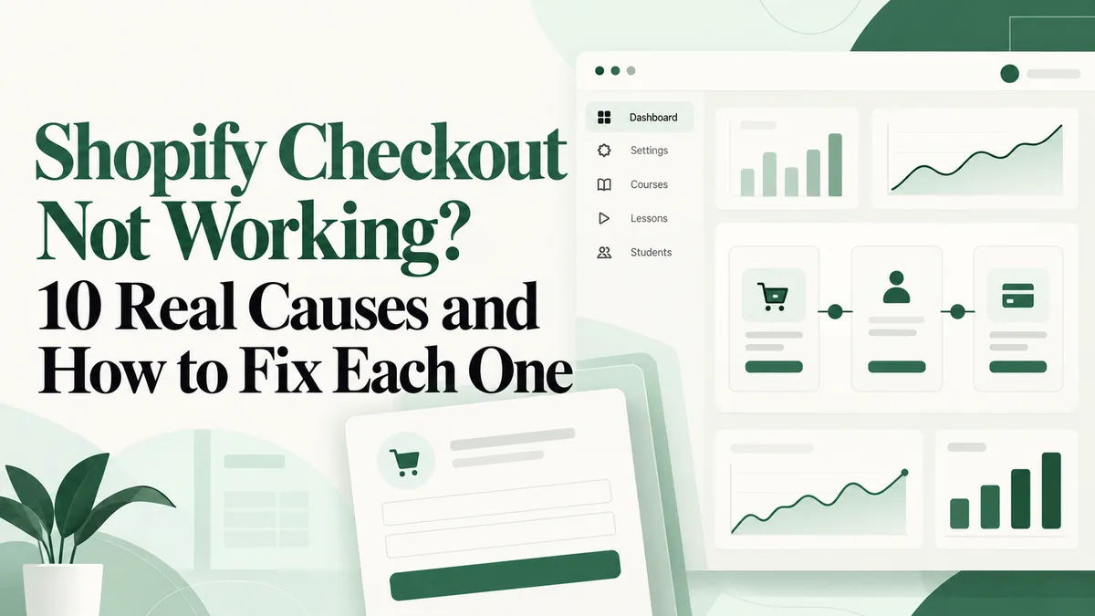 shopify checkout not working illustration