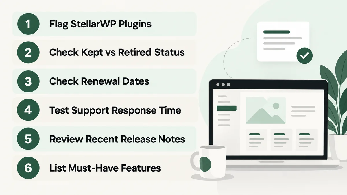 Six step checklist for auditing a LearnDash site after the StellarWP wind-down