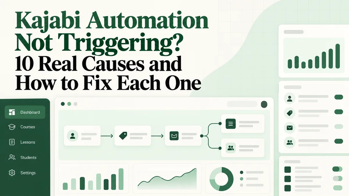 kajabi automation not triggering illustration