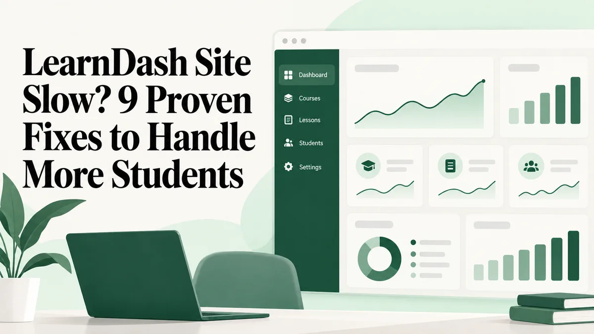 learndash site slow illustration