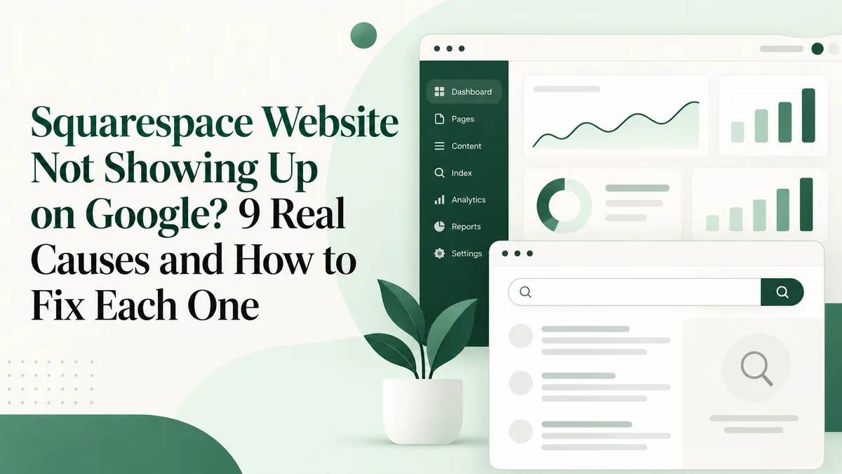 squarespace website not showing up on google illustration